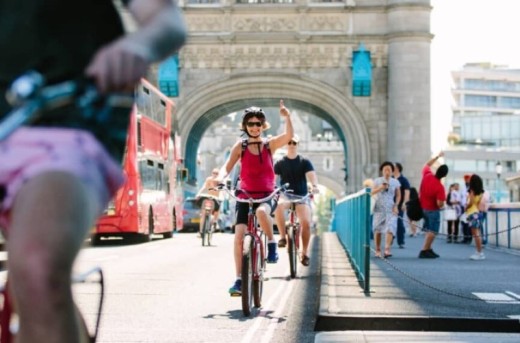 Fahrradtour entlang der Themse