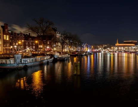 Amsterdam Abendliche Grachtenfahrt für Zwei