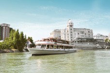 Vienna Sightseeing hop-on hop-off bus with river cruise and guided walking tour