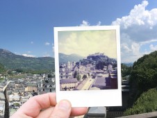 Classical Photo Tour with Polaroid Camera through Salzburg