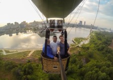 Privater Heißluftballonflug für zwei Personen in Belgien