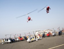 Tragschrauber fliegen im Raum Oldenburg